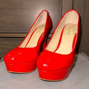 Aldo Red Pumps size 8